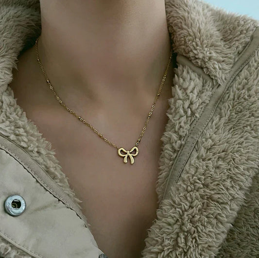 Bow Necklace / Pookie Necklace