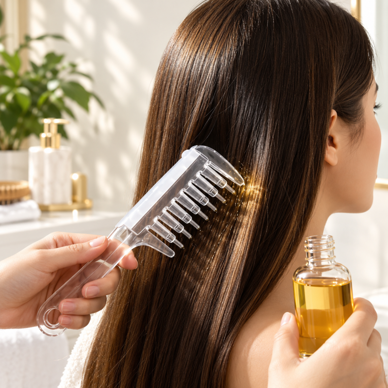 2 in 1 Hair Oiling Comb
