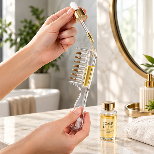 2 in 1 Hair Oiling Comb