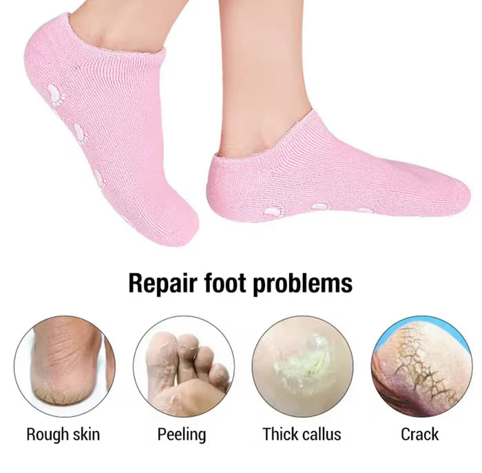 Reusable Moisturizing Spa Gel Socks