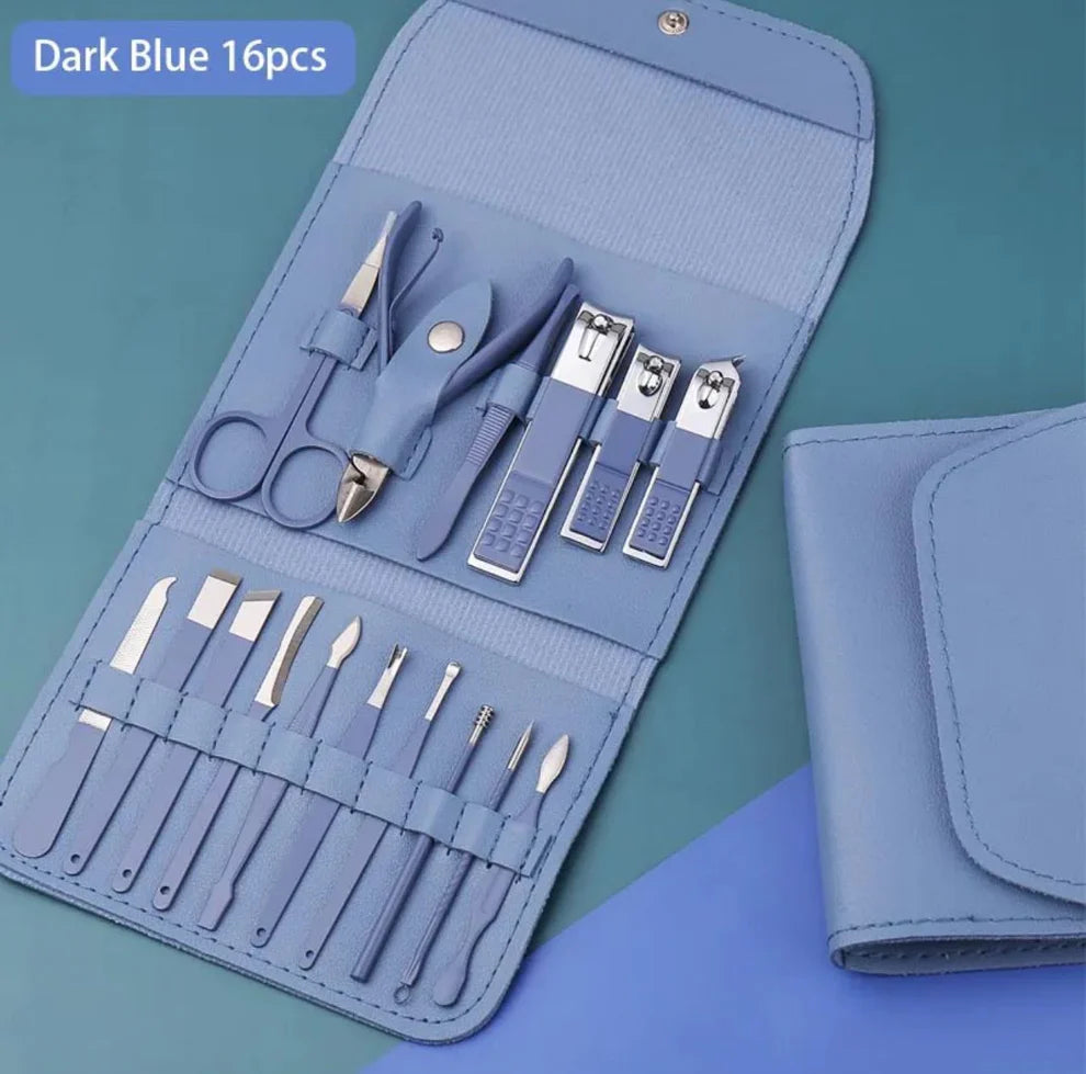 Portable 16pcs Manicure Kit