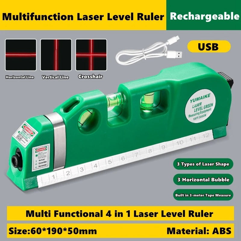 Laser Level Light And Measuring Tool