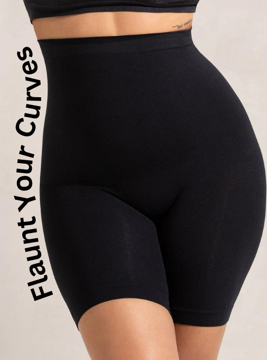 Premium Slim Body ComfortCurve High Waist Shaper | Instantly Look 10–20 Pounds Thinner — Breathable Lightweight & Comfy!