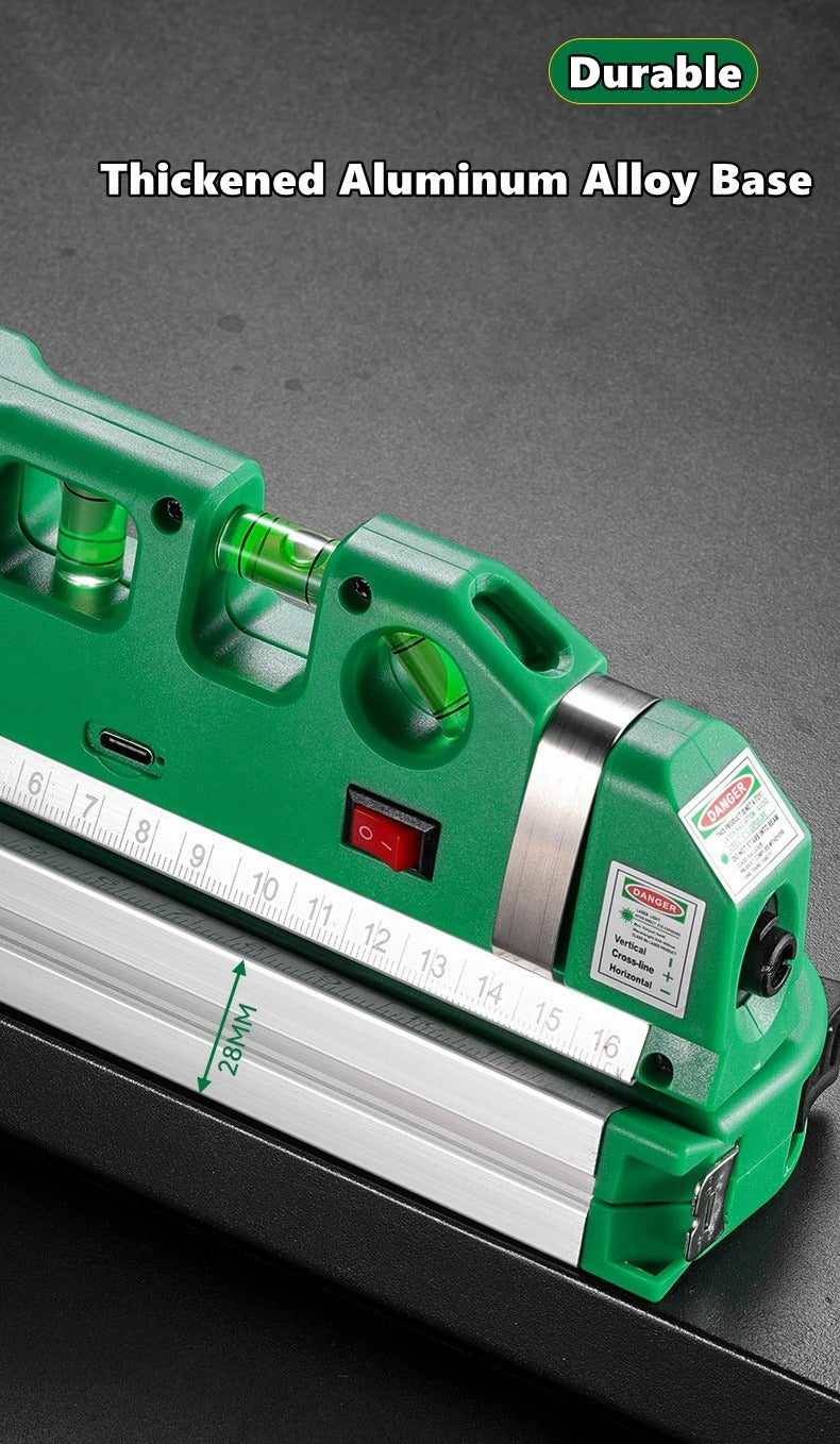 Laser Level Light And Measuring Tool