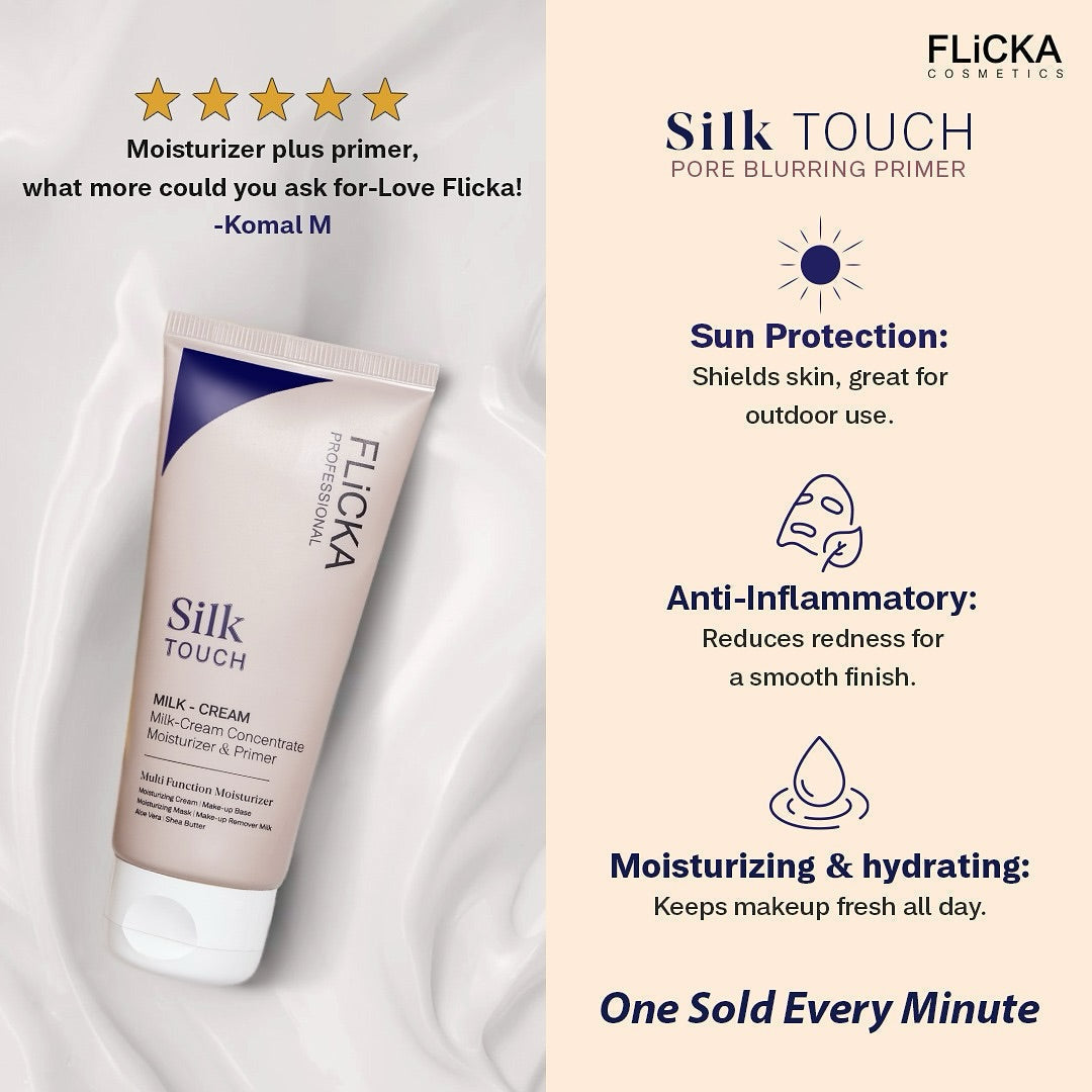 Flicka Silk Touch 3 in 1 Moisturizer and Primer