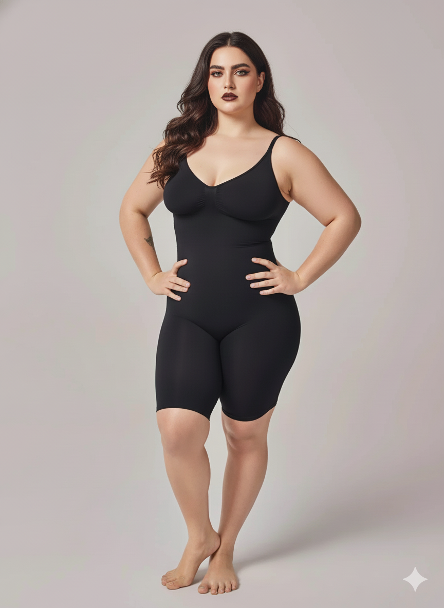 Premium Intense Snatch Mid Thigh Bodysuit - Sculpted. Snatched. Instantly Defined.