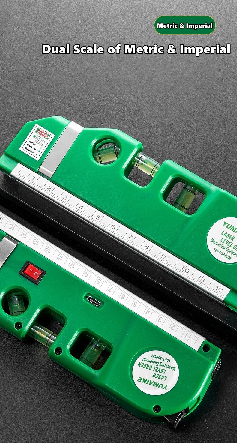 Laser Level Light And Measuring Tool