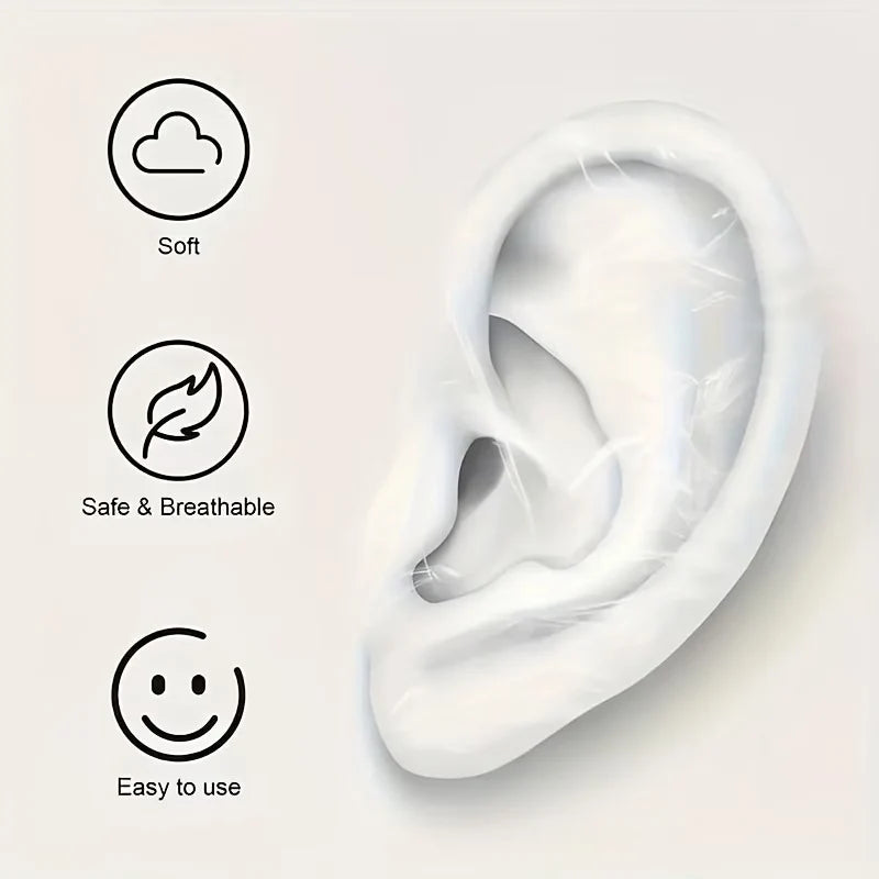 Waterproof Ear Protectors, Suitable for Swimming, Rainy Days