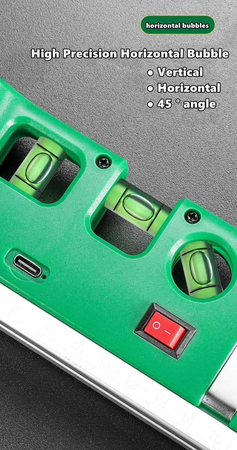 Laser Level Light And Measuring Tool