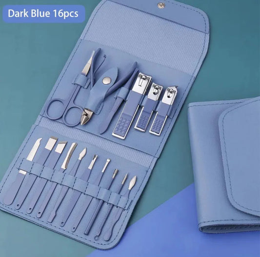 Portable 16pcs Manicure Kit