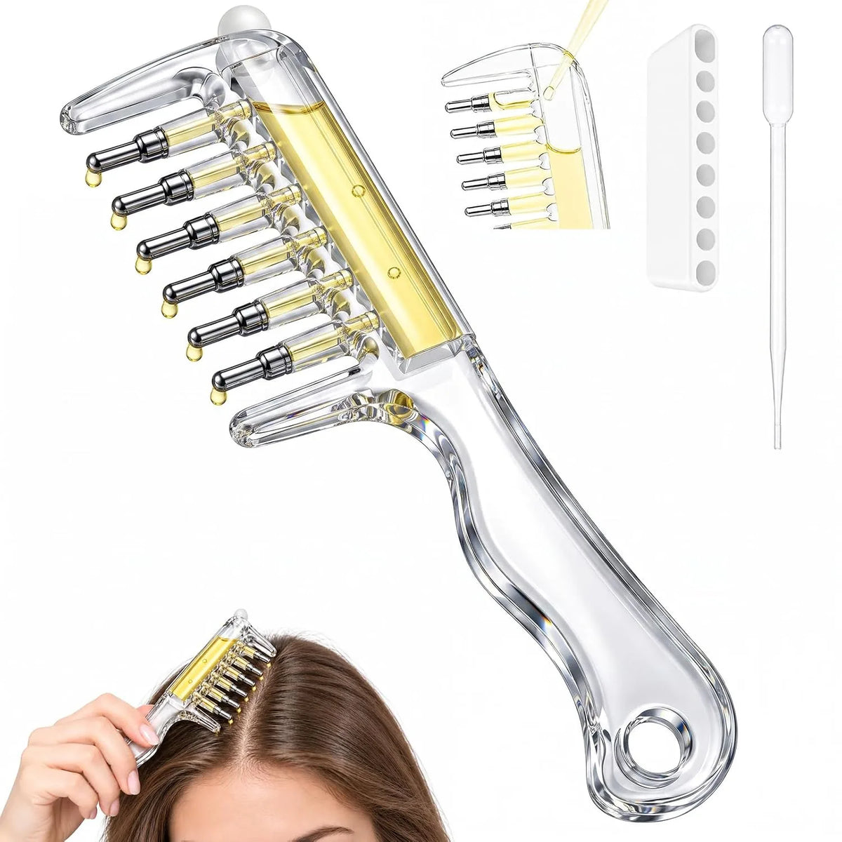 2 in 1 Hair Oiling Comb